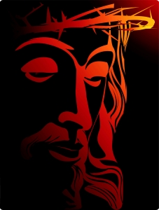 Jesus Christ with crown of thorns