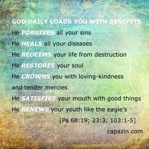 God Daily Loads You with Benefits