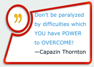 Dont be paralyzed